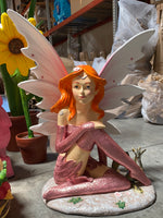 Small Pink Fairy Life Size Statue - LM Treasures 