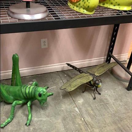 Grasshopper Insect Over Sized Statue - LM Treasures 