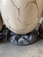 Large Dinosaur Egg On Rock Life Size Statue - LM Treasures Life Size Statues & Prop Rental