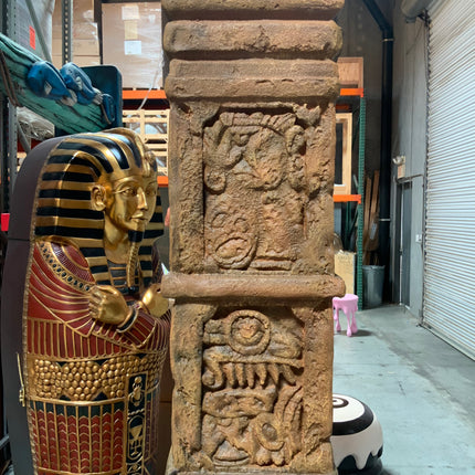 Column Aztec Pilaster Greek Roman Prop Resin Decor - LM Treasures 