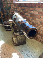 Swivel Pirate Cannon Life Size Statue - LM Treasures Life Size Statues & Prop Rental