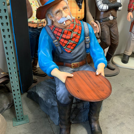 Gold Panner Life Size Statue - LM Treasures 