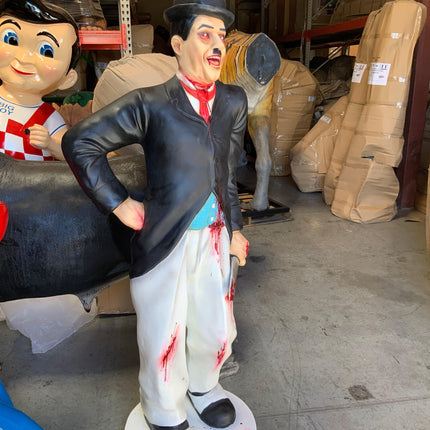 Scary Chaplin Clown Life Size Statue - LM Treasures 