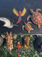 Flying Macaw Parrot Wall Decor Statue - LM Treasures Life Size Statues & Prop Rental