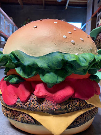 Double Cheeseburger Over Sized Statue - LM Treasures 