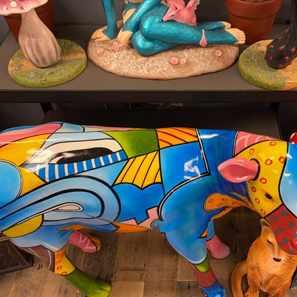 Baby Calf Pop Life Size Statue - LM Treasures 