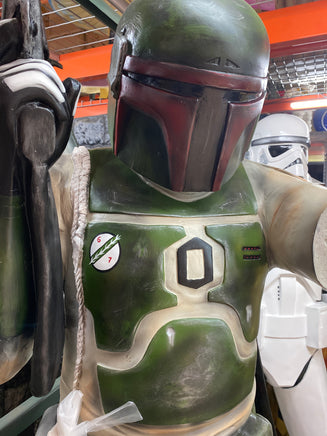 Green Boba Space Trooper Life Size Statue - LM Treasures 