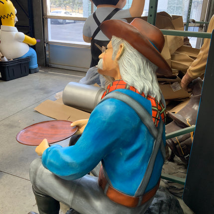Gold Panner Life Size Statue - LM Treasures 