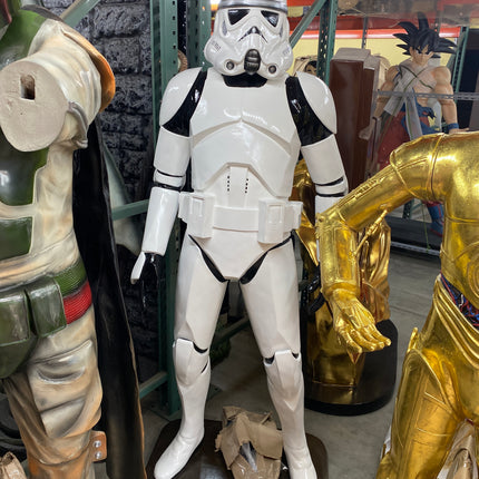 White Space Trooper Life Size Statue - LM Treasures 