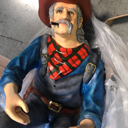 Gold Panner Life Size Statue - LM Treasures 