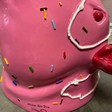 Sprinkles Wild Boar Head Statue - LM Treasures 