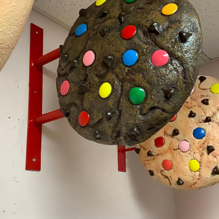 Hanging M & M Chocolate Cookie Over Sized Statue - LM Treasures 