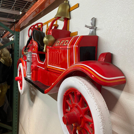 Fire Truck Wall Decor Statue - LM Treasures 