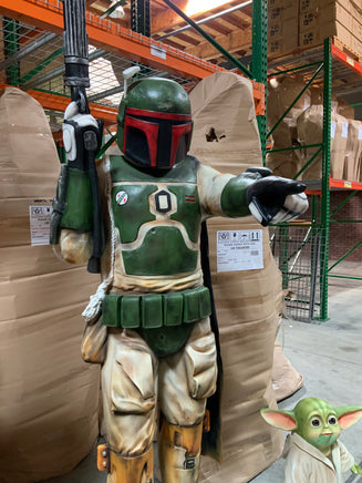 Green Space Droid Trooper Life Size Statue - LM Treasures 