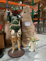 Green Boba Space Trooper Life Size Statue - LM Treasures 