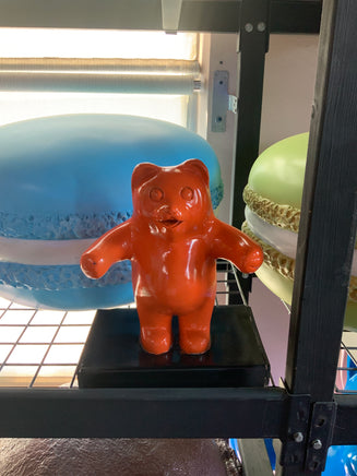 Small Orange Gummy Bear Over Sized Statue - LM Treasures 