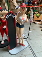 Gasoline Girl Menu Life Size Statue - LM Treasures 