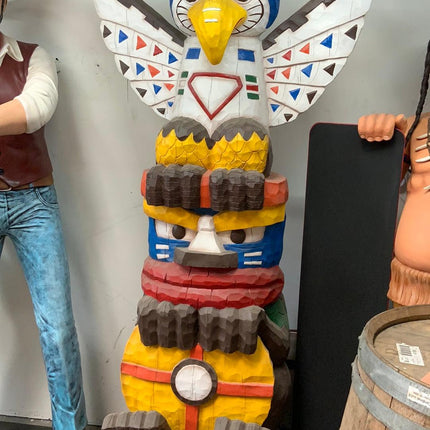 Indian Totem Life Size Statue - LM Treasures 