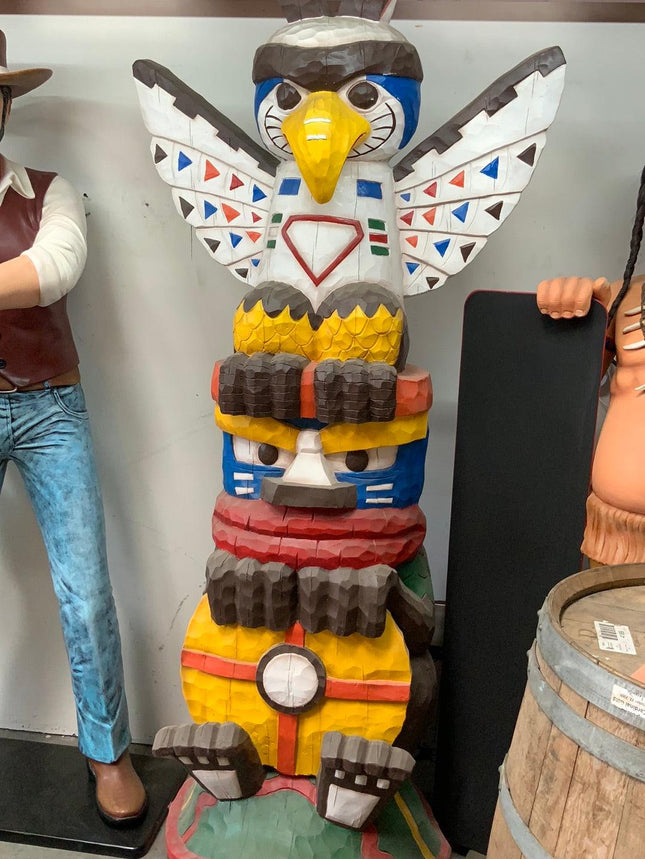 Indian Totem Life Size Statue - LM Treasures 