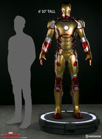 Iron Man Mark 42 Sideshow Life Size Statue - LM Treasures 