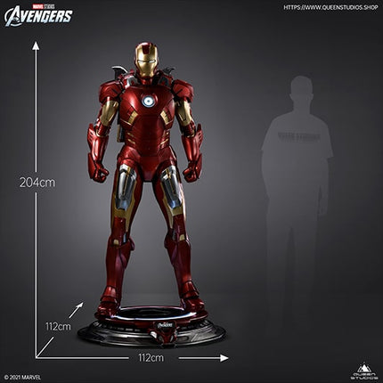 Marvel Iron Man Mark 7 Life Size Statue - LM Treasures 