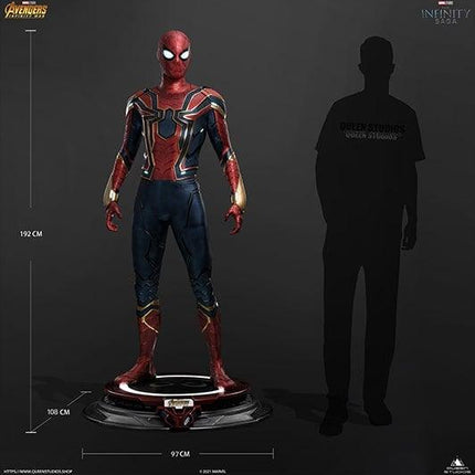 Marvel Iron Man Iron Spider-Man Life Size Statue - LM Treasures 