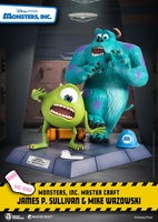 Disney Monster Inc James P. Sullivan and Mike Wazowski Table Top Statue - LM Treasures 