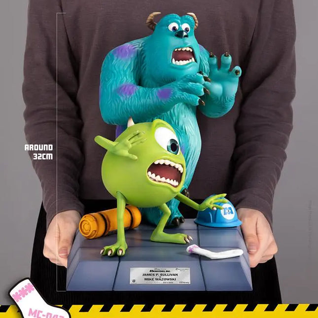 Disney Monster Inc James P. Sullivan and Mike Wazowski Table Top Statue LM Treasures - MC