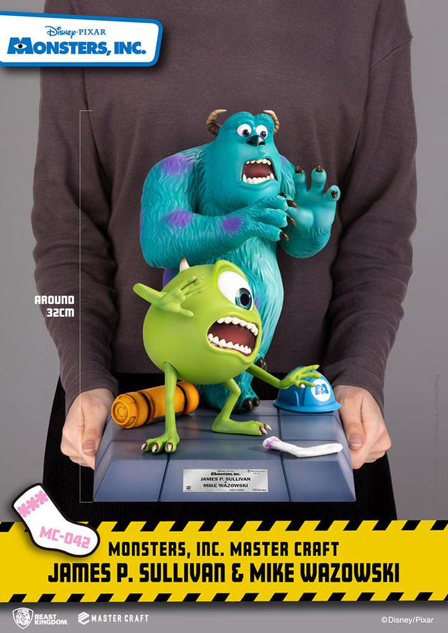 Disney Monster Inc James P. Sullivan and Mike Wazowski Table Top Statue - LM Treasures 