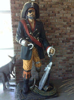Pirate Captain Hook Life Size Statue - LM Treasures 