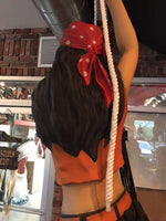Hanging Lady Pirate Climbing Life Size Statue - LM Treasures 