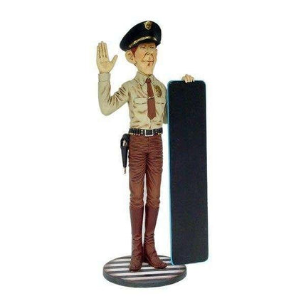 Police Officer In Uniform Cop Statue - LM Treasures 