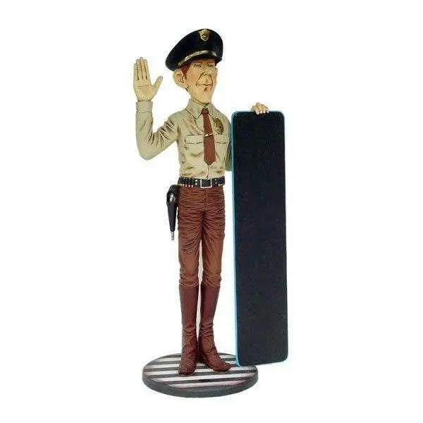 Police Officer In Uniform Cop Statue LM Treasures - A