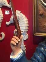 Pirate Captain Jack With Gun Life Size Statue - LM Treasures 