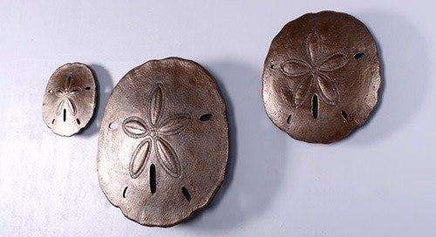 Shell Sand Dollars Set of 3 Statues - LM Treasures 