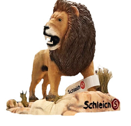 Pre-Owned Schleich Lion Life Size Statue - LM Treasures 