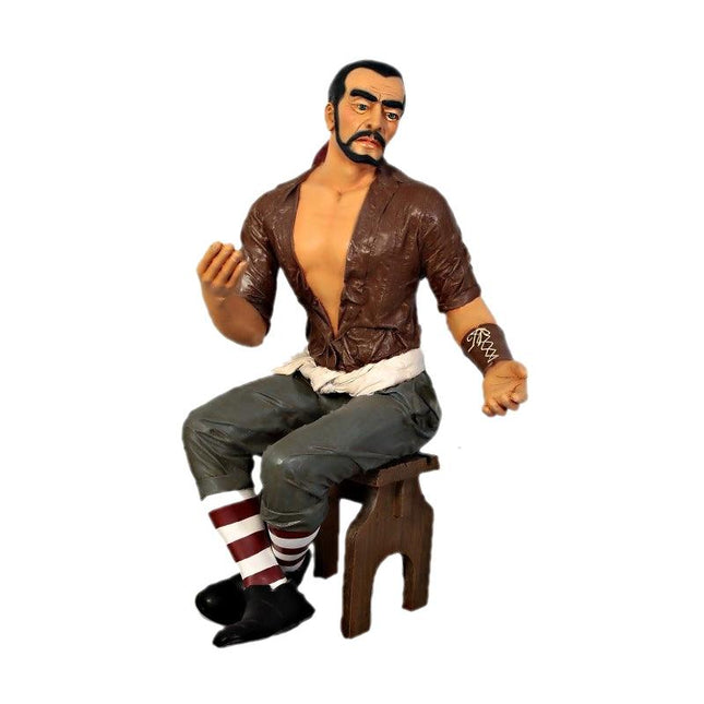 Sitting Pirate Carlos Life Size Statue - LM Treasures 