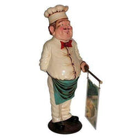 Chef With Menu Small Statue - LM Treasures 