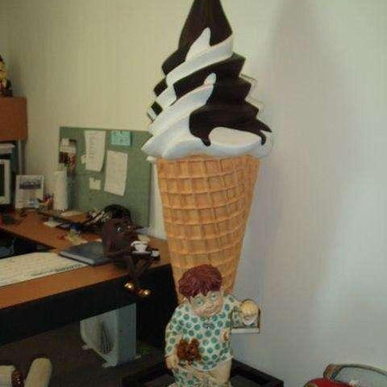 Hot Fudge Ice Cream Over Sized Statue - LM Treasures 