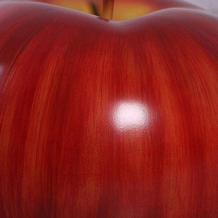 Medium Blush Red Apple Over Sized Statue - LM Treasures 