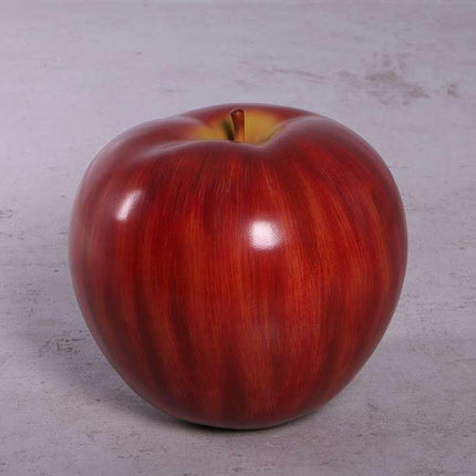 Medium Blush Red Apple Over Sized Statue - LM Treasures 