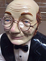 Butler Old Man Prop Restaurant Decor Resin Statue - LM Treasures 
