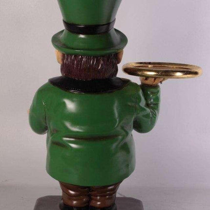 Leprechaun Smoking Butler Life Size Statue - LM Treasures 