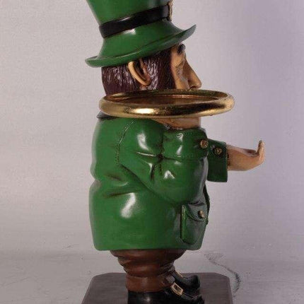 Leprechaun Smoking Butler Life Size Statue - LM Treasures 