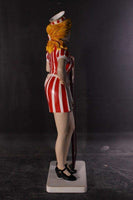 Waitress With Menu Board Life Size Statue - LM Treasures 