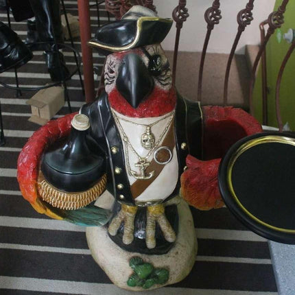 Pirate Parrot Butler Statue - LM Treasures 