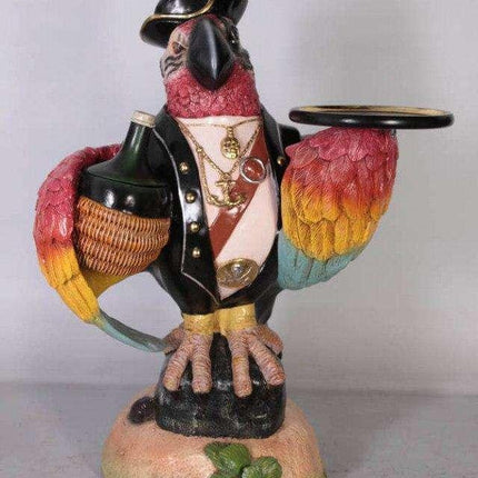 Pirate Parrot Butler Statue - LM Treasures 