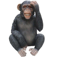 Monkey Max Chimpanzee Life Size Statue - LM Treasures 