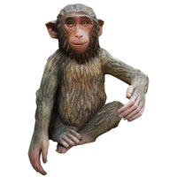 Monkey Hunky Chimpanzee Life Size Statue - LM Treasures 
