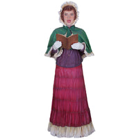 Christmas Caroler Woman Life Size Statue - LM Treasures Life Size Statues & Prop Rental